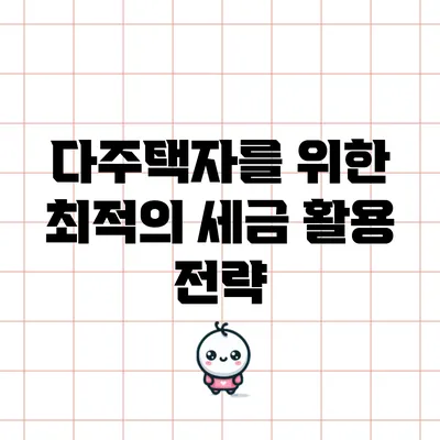 다주택자를 위한 최적의 세금 활용 전략