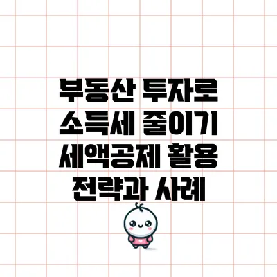 부동산 투자로 소득세 줄이기: 세액공제 활용 전략과 사례