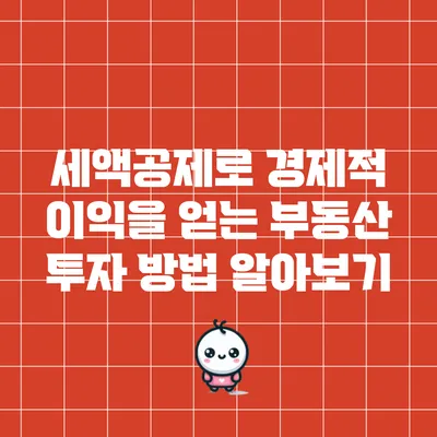 세액공제로 경제적 이익을 얻는 부동산 투자 방법 알아보기
