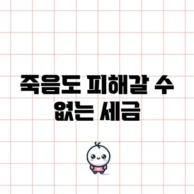 죽음도 피해갈 수 없는 세금