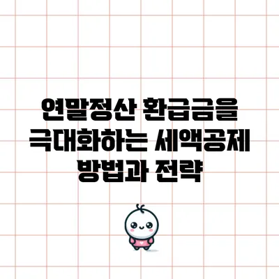 연말정산 환급금을 극대화하는 세액공제 방법과 전략